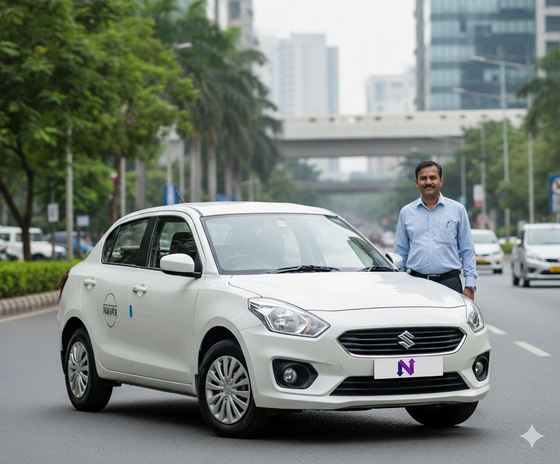 Modern Indian taxi cab