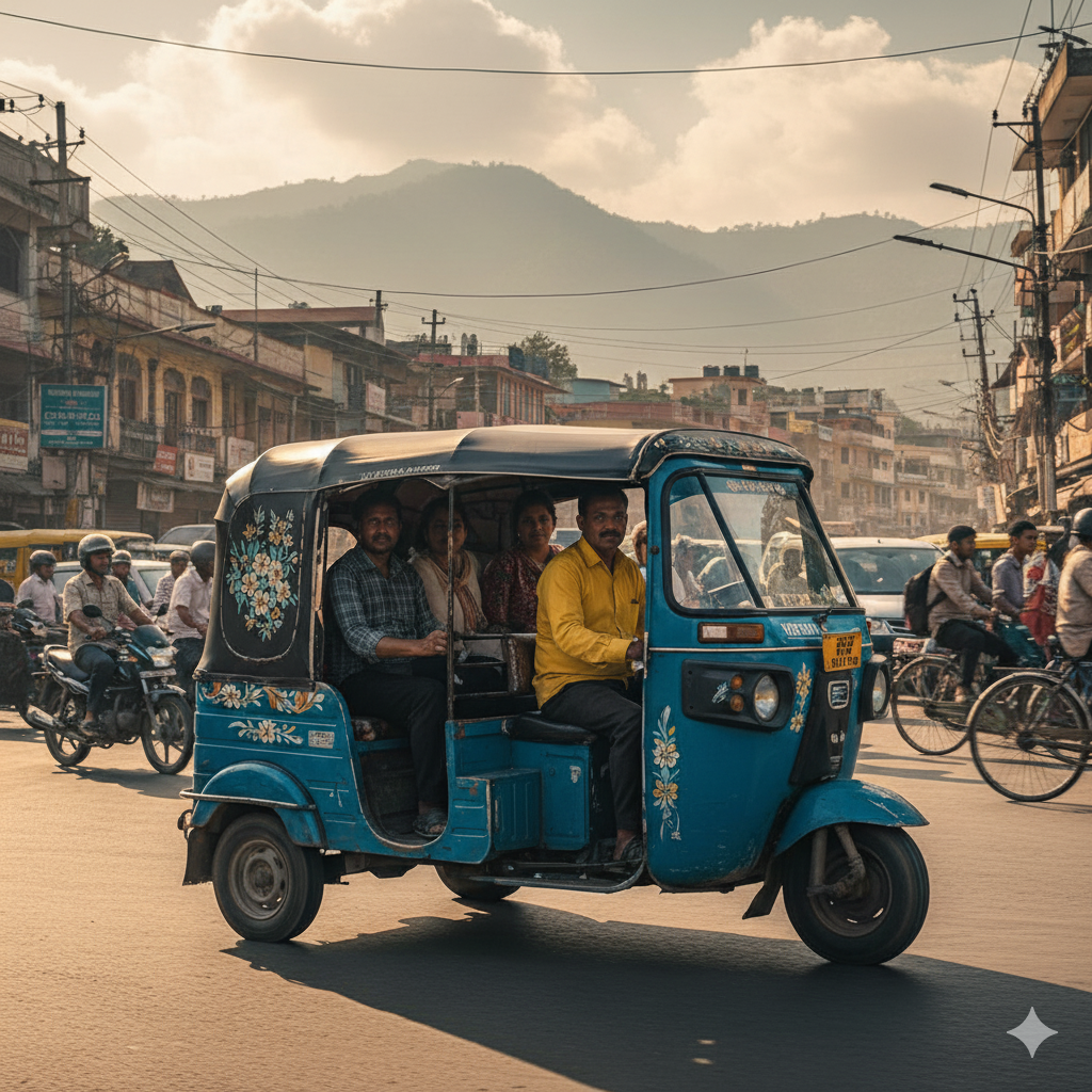 Vikram tempo auto-rickshaw in Dehradun